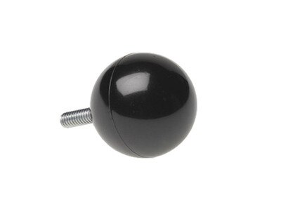 black plastic lever knob